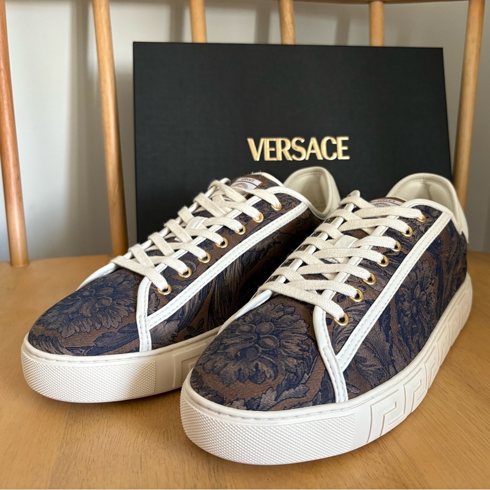 Versace Men's Barocco Greca Sneakers